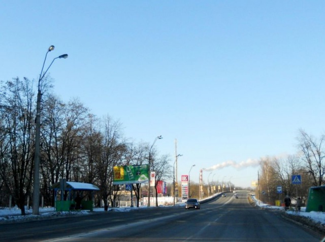 Щит 6x3,  г.Бровары, ул. Кутузова_ул.Радистов, АЗС Лукойл