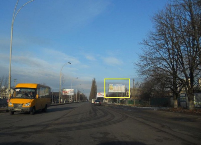 Щит 6x3,  г.Бровары ул. Киевская, 174, перед ул.Гальбича