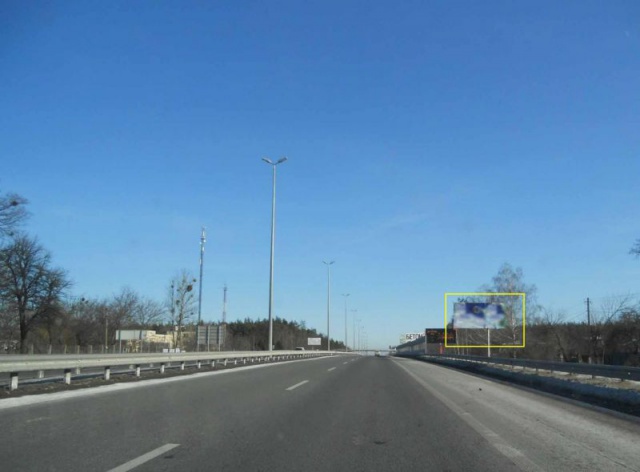 Щит 6x3, Житомирская трасса, с. Капитановка, 24км+650м от Главпочтамта г.Киева, 4км+650м от КПП, 650м перед АЗС "Лукойл", сад. Центр "Наталия", перед клиникой Спиженка Щит 6x3, Житомирская трасса, с. Капитановка, 24км+650м от Главпочтамта г.Киева, 4км+650м от КПП, 650м перед АЗС "Лукойл", сад. Центр "Наталия", перед клиникой Спиженка