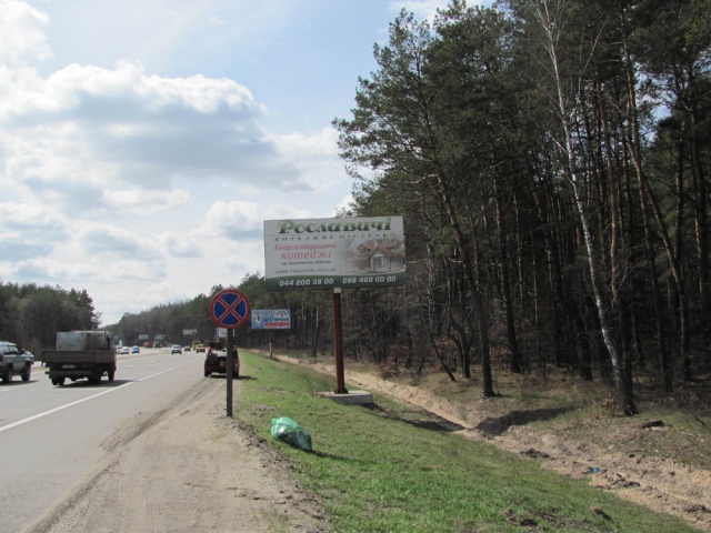 Щит 6x3,  Автодорога, М-05, Киев-одесса, км22+750 (между с. Вита-Почтовая и Глевахой)