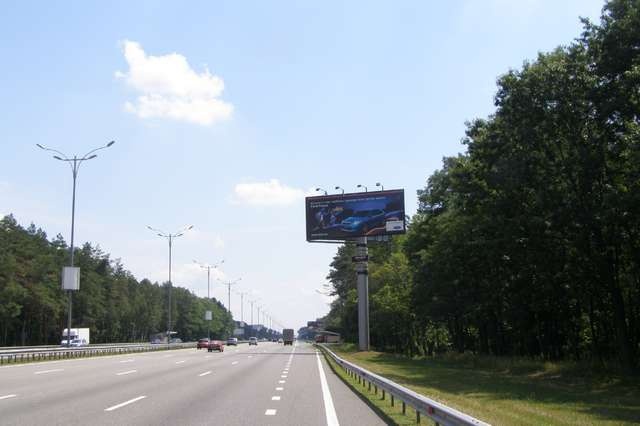 Суперборд 12x5,  Бориспольская трасса 16км+370м от Киева (№3 справа) (в напр. Борисполя)