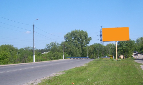 Щит 6x3,  ул. Гостомельское шоссе (перед кафе "Караван-Гала), на Киев