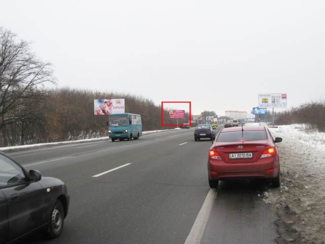 Щит 6x3,  Траса Е40, вул. Київський Шлях, 34км, виїзд з м. Бориспіль на Київ.