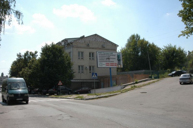 Щит 6x3,  м. Обухів»,км. вул..Київська, 5 (навпроти Обухівського райвідділу міліції)