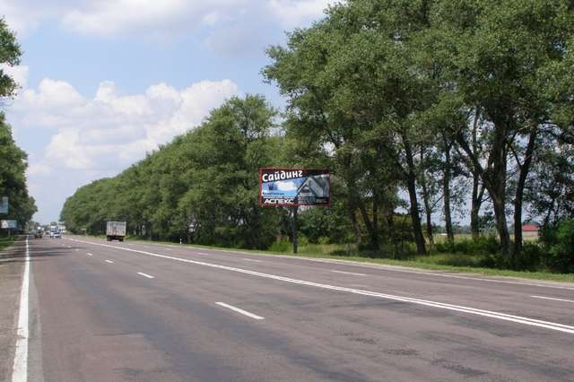 Щит 6x3,  Киев - Харьков 29км + 400 м до Киева (справа в напр. г.Киева)