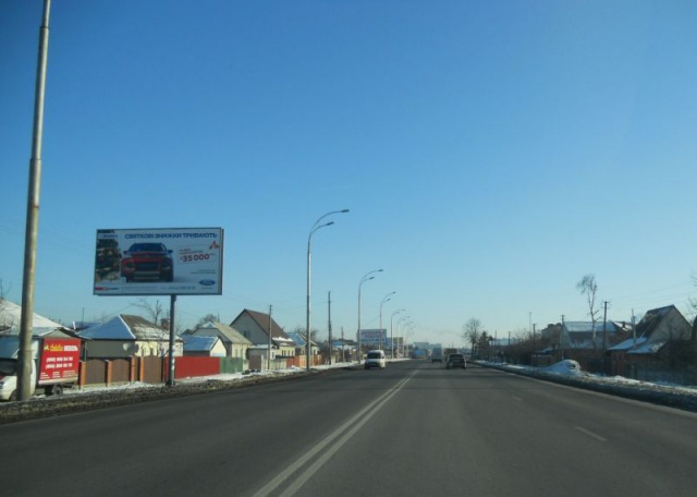 Щит 6x3,  г.Бровары, ул.Киевская, 59