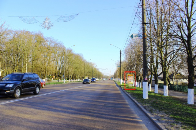 Сітілайт 1.2x1.8,  вул. Київський Шлях, 36, навпроти центрального парку