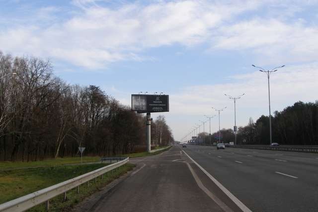 Суперборд 12x5,  Бориспольская трасса 17км+160м до Киева (№4 слева) (в напр. Борисполя)