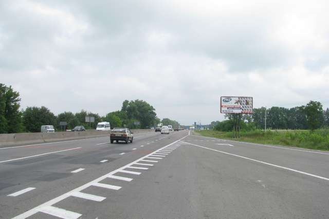 Щит 6x3,  Киев - Одесса 14 км+000м до Киева (справа в напр. Одесской пл. )