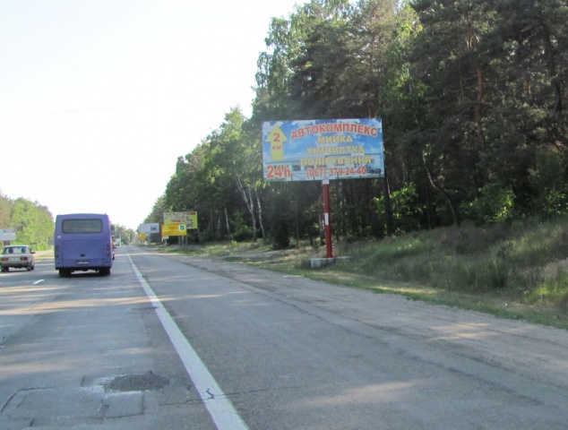 Щит 6x3,  Автодорога, М-05, Киев-одесса, км23+730 (между с. Вита-Почтовая и Глевахой)