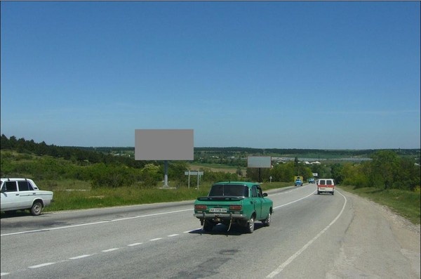 Щит 6x3,  Симферопольский р-н. п. Мазанка В сторону Феодосии 12 + 600