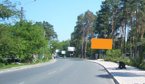 Щит 6x3,  ул. Гостомельское шоссе (Ирпень-Киев), перед поворотом на Адмирал-клуб