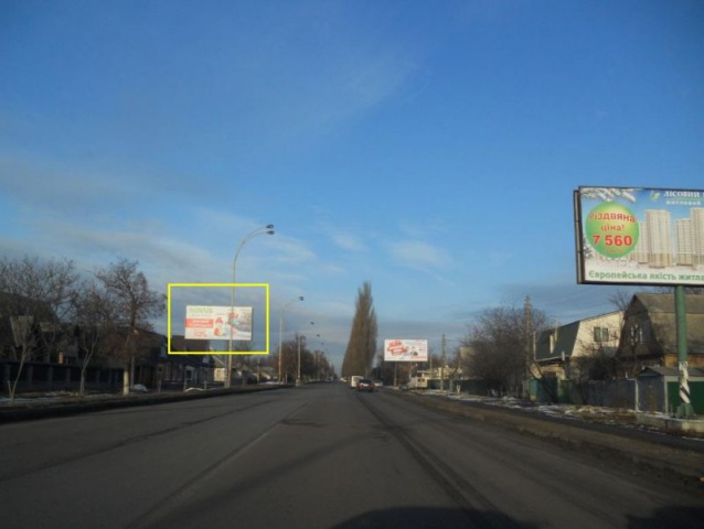 Щит 6x3,  г.Бровары, ул.Киевская, 171, перекресток с ул.Гальбича