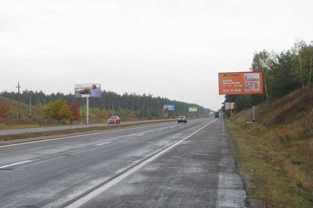 Щит 6x3,  Киев - Обухов 21км + 300м от Киева (справа, в напр. г.Обухова)