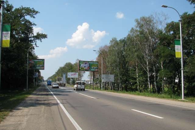 Щит 6x3,  Киев - Ковель 16км+600м до Киева (Буча, в напр. г.Ковеля, 500м до АЗС "Укрнафта")