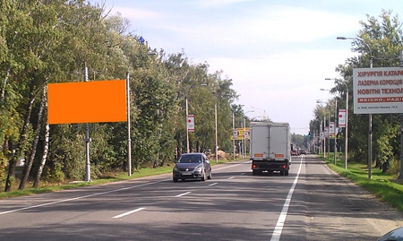 Щит 6x3,  ул. Новое шоссе , направление на Киев (возле новостроек)