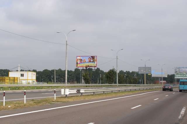 Щит 6x3,  Киев - Чернигов 15 км + 310 м (слева в напр. г.Чернигова)