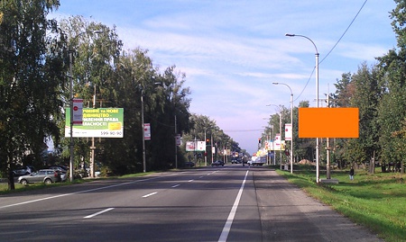 Щит 6x3,  ул. Новое шоссе, направление из Киева (возле новостроек)