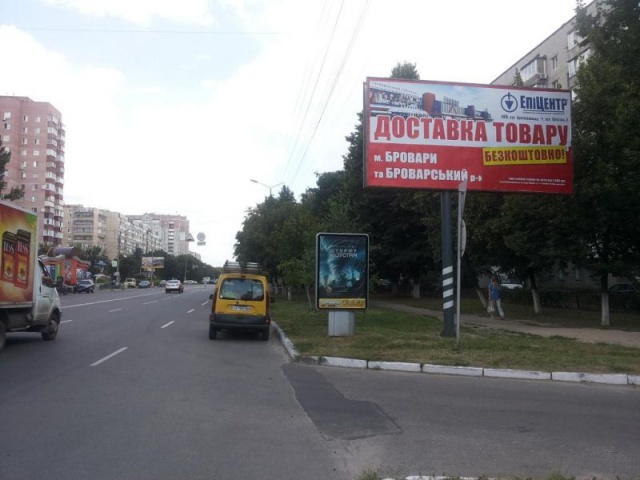 Щит 6x3,  г.Бровары, бул. Незалежности, 10, ул.Черниговская