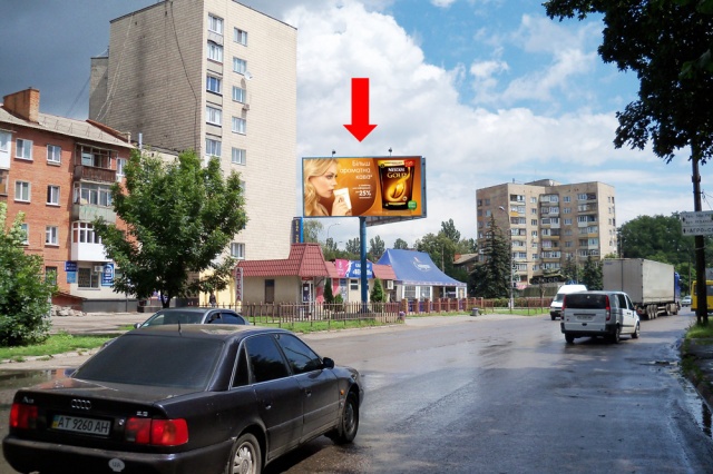 Щит 6x3,  Сквирское шоссе, возле ж/м "Пионерский"