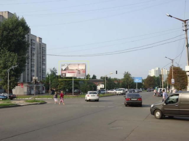 Щит 6x3,  г.Бровары, ул.Кирова, 88, перекресток с ул.Грушевского