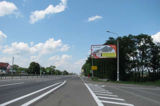 Щит 6x3,  Киев - Житомир 15км+650м от Киева (в напр. Житомира (пов. на пос.Лісний))