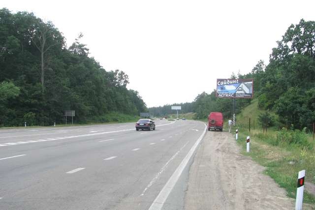 Щит 6x3,  Киев - Обухов 23км + 100м до Киева (справа, в напр. г.Киева)