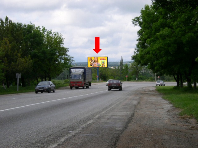 Щит 6x3,  Трасса Симферополь - Севастополь, 679 км + 520м, c. Новопавловка