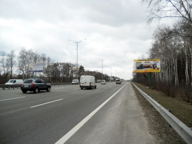 Щит 8x4,  Бориспольская трасса, км 27+600, лево