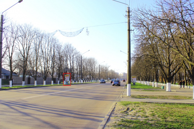 Сітілайт 1.2x1.8,  вул. Київський Шлях, 48, навпроти центрального парку
