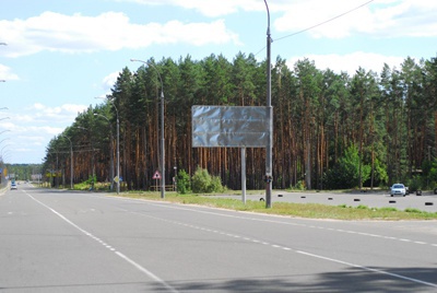 Щит 6x3,  ул. Университетская, возле кладбища (по Ирпенской трассе направление на Киев)