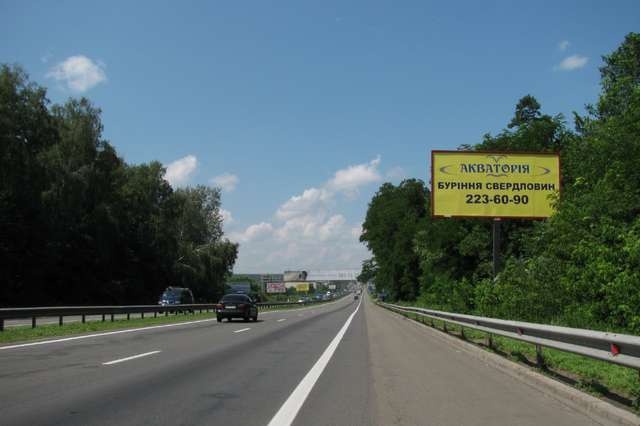 Щит 6x3,  Киев - Житомир 07км+200м от Киева (справа в напр. г.Житомира)