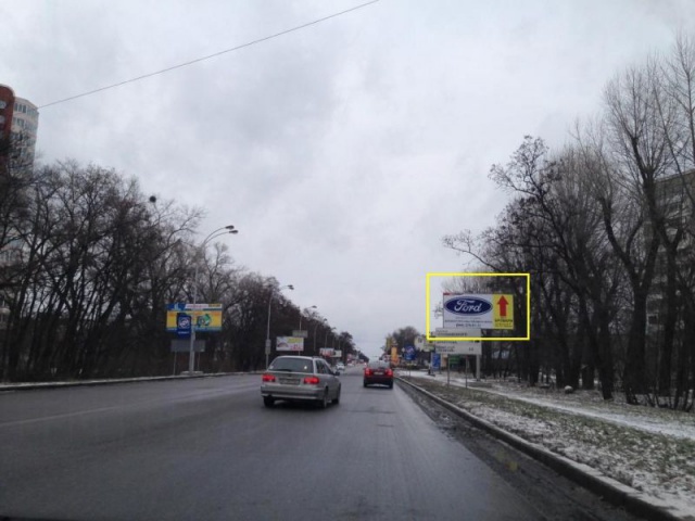 Щит 6x3,  г.Бровары, ул. Киевская, (Лесничество) напротив АЗС WOG