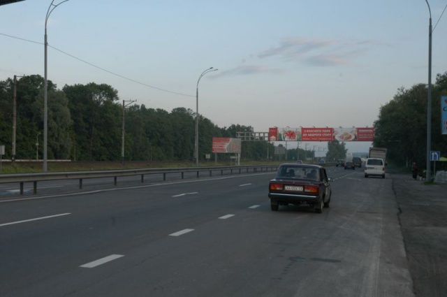 Щит 6x3,  За поворотом на с.Лісники 20км+940 ліворуч