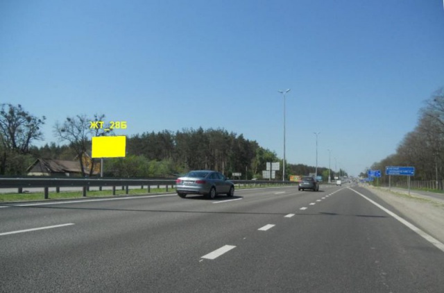 Щит 6x3, Житомирская трасса, с. Капитановка, 24км+650м от Главпочтамта Киева, 4км+650м от КПП, 650м перед АЗС "Лукойл", сад. Центр "Наталия", перед клиникой Спиженка Щит 6x3, Житомирская трасса, с. Капитановка, 24км+650м от Главпочтамта Киева, 4км+650м от КПП, 650м перед АЗС "Лукойл", сад. Центр "Наталия", перед клиникой Спиженка