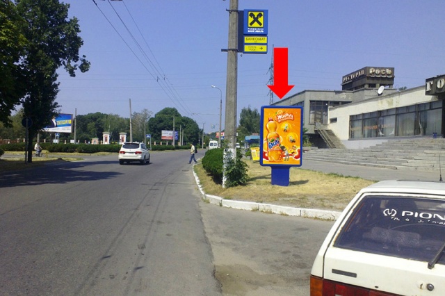 Сітілайт 1.2x1.8,  Победы бул., возле гостиницы "Рось"