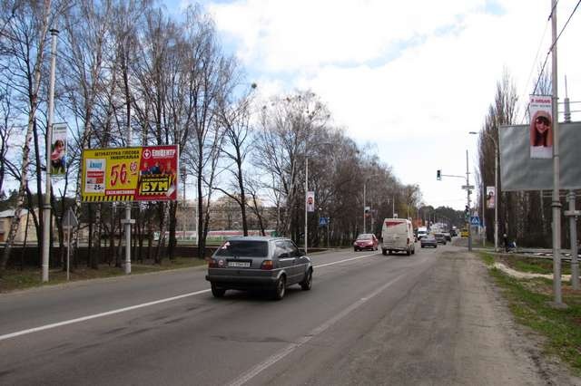 Щит 6x3,  Киев - Ковель 15км+950м (Нове шоссе-Полевая ул.) (в напр. Киева)