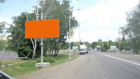 Щит 6x3,  ул.Новое шоссе, направление на Киева, возле «Эко-Маркета» (на остановке)