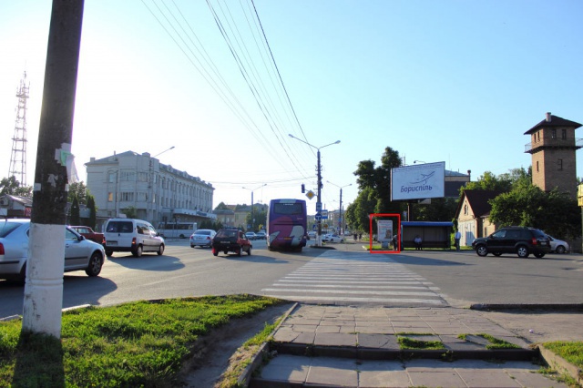 Сітілайт 1.2x1.8,  вул. Київський Шлях, 85, навпроти Архітектури