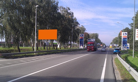 Щит 6x3,  ул. Новое шоссе,направление из Киева, возле ТЦ "Модуль"