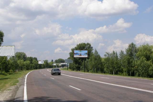 Щит 6x3,  Киев - Харьков 30км + 900 м до Киева (справа в напр. г.Киева)