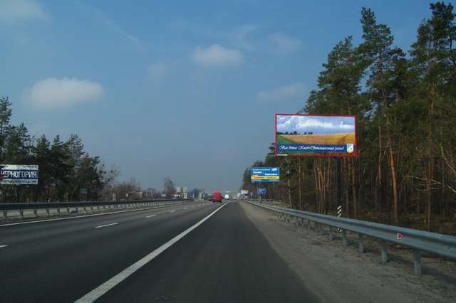 Щит 6x3,  Киев - Житомир 15км+000м от Киева (справа в напр. г.Житомира)