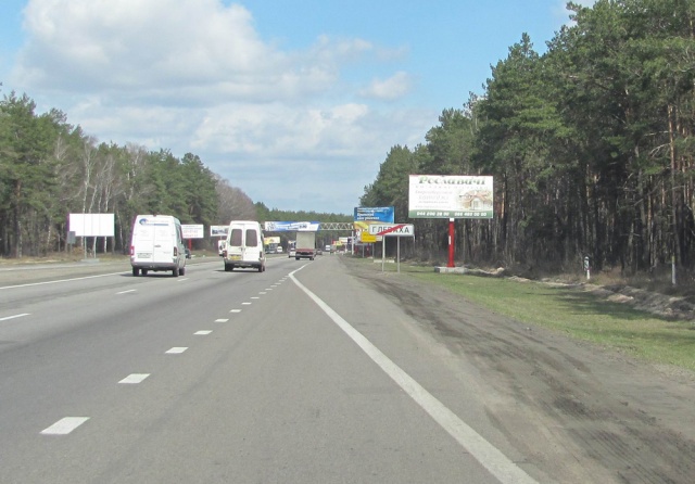 Щит 6x3,  Автодорога, М-05, Киев-одесса, км24+100 (между с. Вита-Почтовая и Глевахой)
