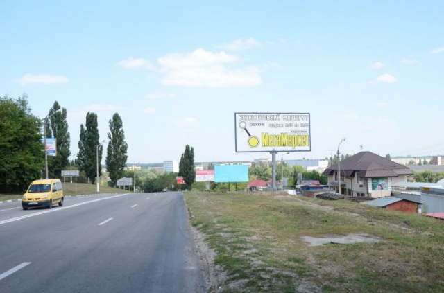 Щит 6x3,  Вулиця Київська,168, біля ринку "Піщаний" та житлового комплексу "Нектарний"