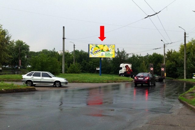 Щит 6x3,  Грибоедова ул. / ул. Рыбная, разделитель, возле АЗС