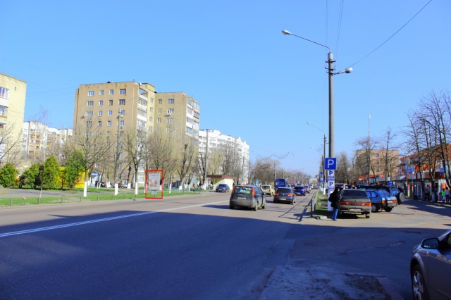 Сітілайт 1.2x1.8,  вул. Київський Шлях, 43 навпроти магазину "Норд"
