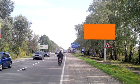 Щит 6x3,  ул. Новое шоссе, км 30+400 (слева), направление в Киев