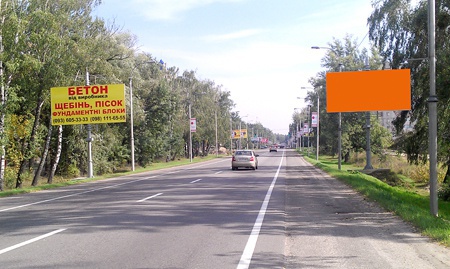 Щит 6x3,  ул. Новое шоссе , направление на Киев (возле новостроек)