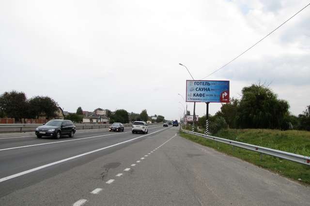 Щит 6x3,  Киев - Житомир 13км+600м до Киева (разворот в напр. г. Киева)