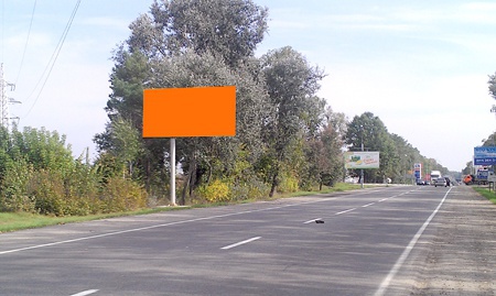 Щит 6x3,  ул. Новое шоссе, км 30+450 (слева), направление в Киев